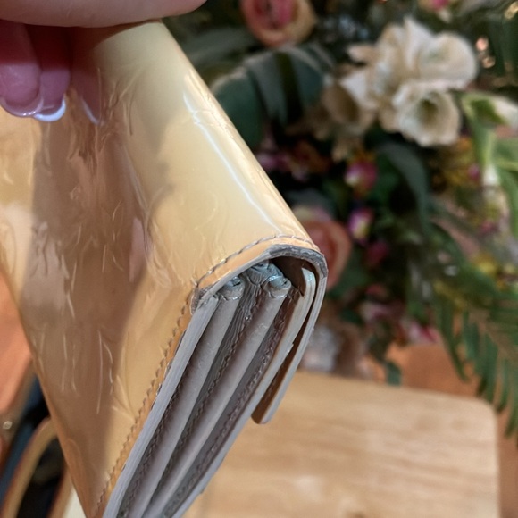 LOUIS VUITTON LV Monogram Vernis Porte Feuille Sarah Long Bifold Wallet TH1025 - Picture 12 of 15